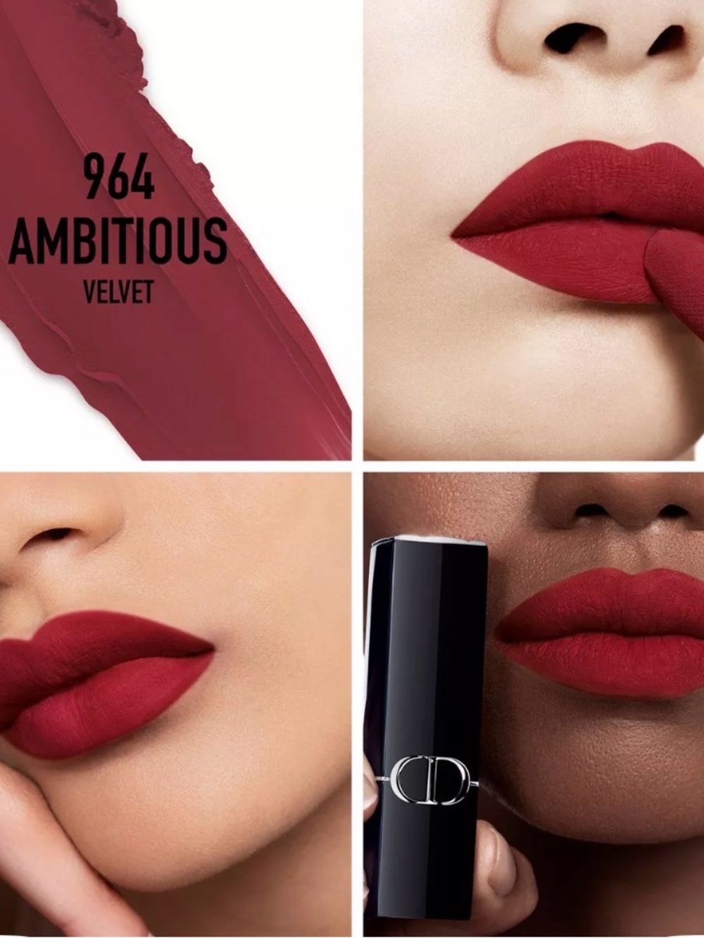 Dior - Rouge Dior Couture Colour Lipstick 964 Ambitious - Velvet - New in Box - Picture 4 of 4